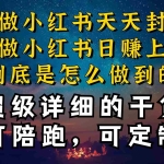 (10608期)小红书一周突破万级流量池干货,以减肥为例,项目和产品可定制,每天稳…