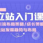 (10549期)独立站 入门课:多渠道 引流布局策略/成长策略/垂直站发展趋势与布局