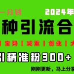 (10545期)0投入,每天搞300+“同城、宝妈、减重、创业、大学生”等10大流量!