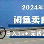 (10543期)2024年5月闲鱼卖自行车日入1k+ 最新无货源赚钱教学