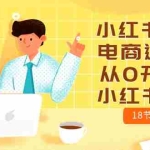 （10317期）小红书高级电商运营课，从0开始做小红书电商（18节课）