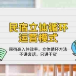 (10284期)民宿 立体循环运营模式:民宿高入住效率,立体循环方法,只讲干货(32节)
