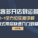 (10177期)美客多-开店到运营0-1全方位实战讲解 保姆式带你快速入门到精通(28节)
