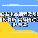(10170期)小红书电商课程及陪跑 课程反复听 实操随时讲解 (53节课)