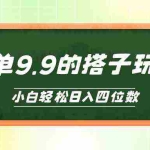 (10162期)小白也能轻松玩转的搭子项目,一单9.9,日入四位数