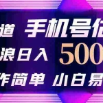 (10154期)抖音不出境直播【手机号估值】最新撸音浪,日入5000+,简单易学,适合…
