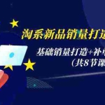 (9962期)淘系新品销量打造实战系列,基础销量打造+补单渠道分析(共8节课)