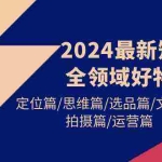 (9818期)2024最新短视频全领域好物带货 定位篇/思维篇/选品篇/文案篇/拍摄篇/运营篇