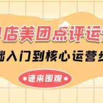 (9816期)美甲店-美团点评运营课,基础入门到核心运营步骤(14节课)