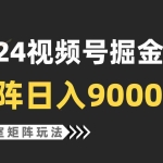 (9709期)【蓝海项目】2024视频号自然流带货,工作室落地玩法,单个直播间日入9000+