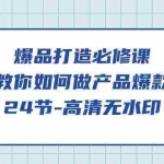 (9739期)爆品 打造必修课,教你如何-做产品爆款(24节-高清无水印)