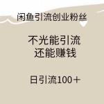 (9290期)闲鱼精准引流创业粉丝,日引流100+,引流过程还能赚钱