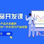 （9137期）跨境产品-开发课，每期一个产品开发案例，从方法到实战，带你成为产品经理