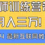 (9109期)导师训练营4.0互联网最牛逼的项目没有之一,新手小白必学 月入3万+轻轻松松