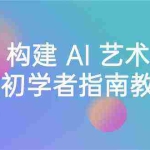 (8923期) Stable Diffusion 101:构建 AI 艺术的初学者指南教程-16节课-中英字幕