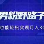 (8708期)贴吧男粉野路子玩法,小白也能轻松实现月入3000+