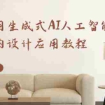 (8669期)如何利用生成式AI人工智能进行室内设计应用教程(22节课)