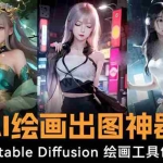 (8658期)火爆全网Ai绘画神器 Stable Diffusion AI绘画软件包+120G模型+教程