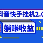 (8206期)抖音挂机全自动薅羊毛,0投入0时间躺赚,单号一天5-500+