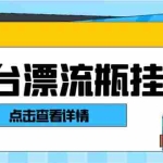 (8186期)最新多平台漂流瓶聊天平台全自动挂机玩法,单窗口日收益30-50+【挂机脚…