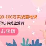 (7958期)美业人的0-100万实战落地课,教你玩转美业营销(43节课)