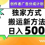 (7879期)视频号轻松搬运日赚500+