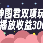 (7870期)神图君双项玩法5w播放收益3000+