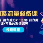 (7850期)2023淘系流量必备课 直通车2.0进阶+引力魔方2.0进阶+引力魔方系统课+万象台