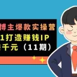 （7424期）小红书博主爆款实操营·第11期：从0-1打造赚钱IP，日躺赚千元，9月完结新课