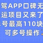 (7314期)有驾APP口碑无脑搬运项目又来了,单号最高110块,可多号操作