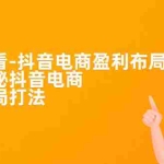 (7183期)老板必学-抖音电商-盈利布局,公开揭秘抖音电商全域布局打法