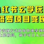 (7079期)新手也能日入500的玩法,上限极高,小红书玄学玩法,塔罗项目变现大揭秘