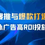 (6979期)某收费培训56期7月课,京东搜推与爆款打造技巧,站内外广告高ROI投放打法