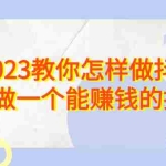 (6932期)2023教你怎样做抖音,如何做一个能赚钱的抖音号(22节课)