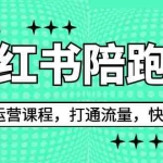 (6881期)2023小红书陪跑营流量运营课程,打通流量,快速起号(26节课)
