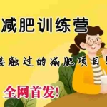 (6709期)线上减肥训练营,足不出户,仅靠拉几个社群,发几条朋友圈,月实现入五位