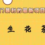 (6653期)冷门暴利的最新项目,养生花茶!七八月是红利期