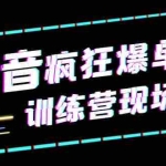 (6241期)抖音短视频疯狂-爆单训练营现场课(新)直播带货+实战案例