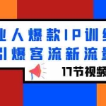 (6220期)美业人爆款IP训练营,引爆客流新流量(17节视频课)