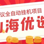(6188期)山海优选独家全自动协议挂机项目 单号利润300+多号多撸无限做号
