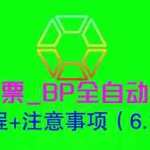 (6187期)大麦抢票_BP全自动抢购软_操作教程+注意事项(6.14更新)