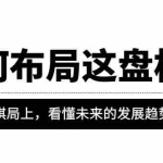 (6044期)某公众号付费文章《如何布局这盘棋》在浩瀚的棋局上,看懂未来的发展趋势