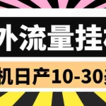 (5992期)外面收费1888国外流量全自动挂机项目 单机日产10-30美元 (自动脚本+教程)