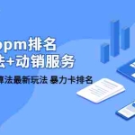 (5924期)抖店/opm排名/最新玩法+动销服务,抖店商品卡oPM算法最新玩法 暴力卡排名