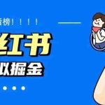 (5786期)价值1580,日入500+小红书蓝海虚拟资料变现项目(教程+资料)