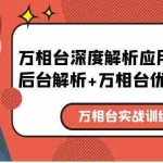 (5725期)万相台实战训练课:万相台深度解析应用+万相台后台解析+万相台优质资源位