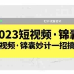 (5701期)2023短视频·锦囊,短视频·锦囊妙计一招搞定,打开流量密码!