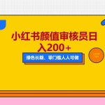 (5698期)人人能做的小红书美女审核员,每天看帅哥美女就能日入200+外面收费1280