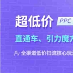 (5659期)2023超低价·ppc—“直通车、引力魔方、万相台”全渠道·低价扫流核心玩法