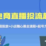 (5585期)抖音电商直播投流起号课程 巨量千川全流程投放+小店随心推全流程+起号方式